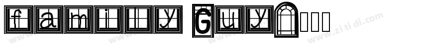 family Guy字体转换
